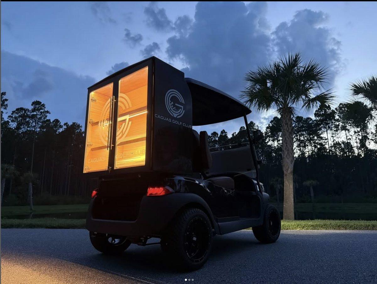 Cart at a club event